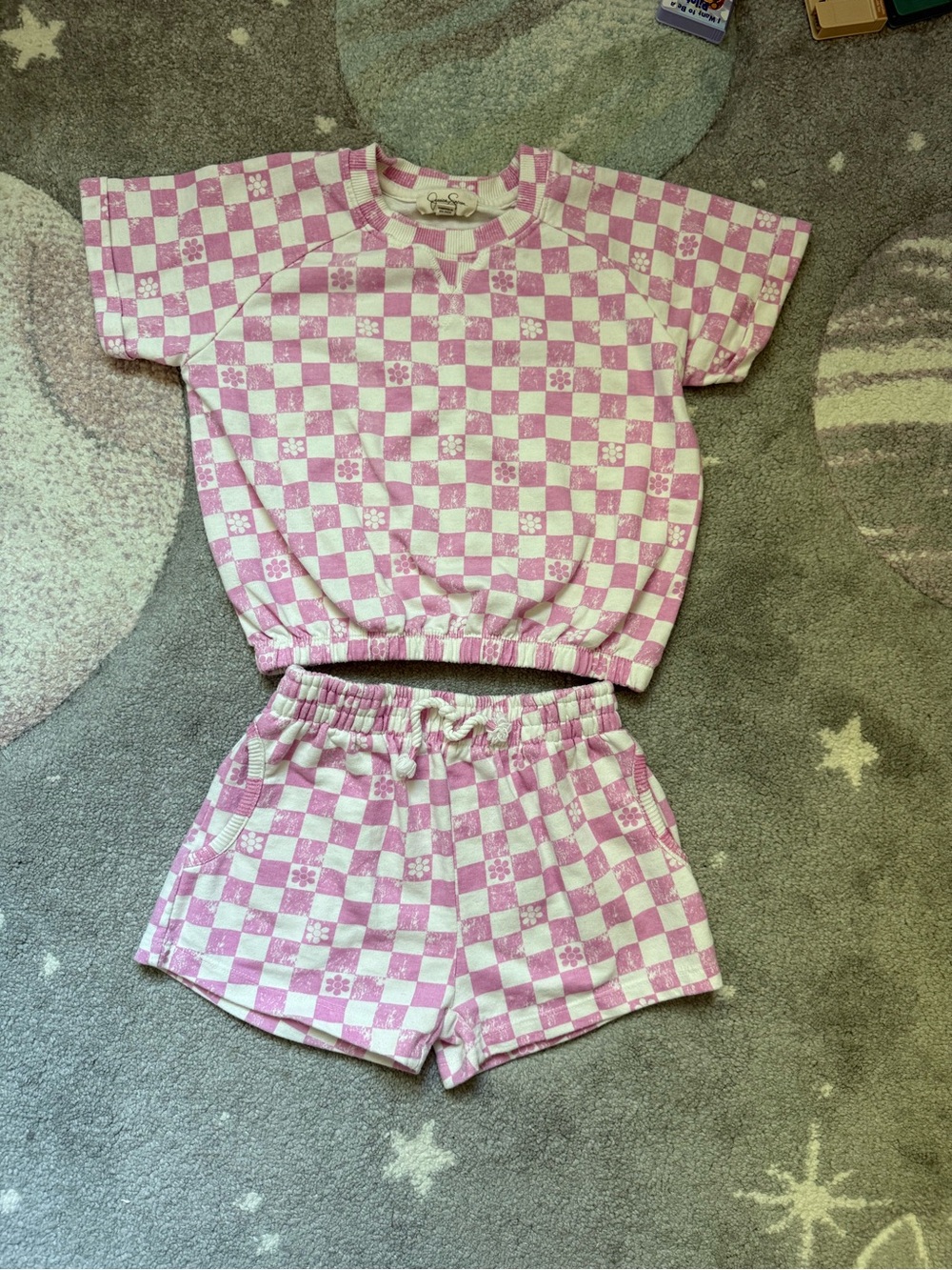 Jessica Simpson Checkerboard Matching Set